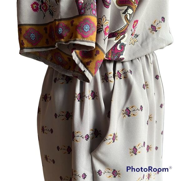 ASTR The Label Sz S Boho Floral Romper Jumpsuit With Pockets - Picture 12 of 15